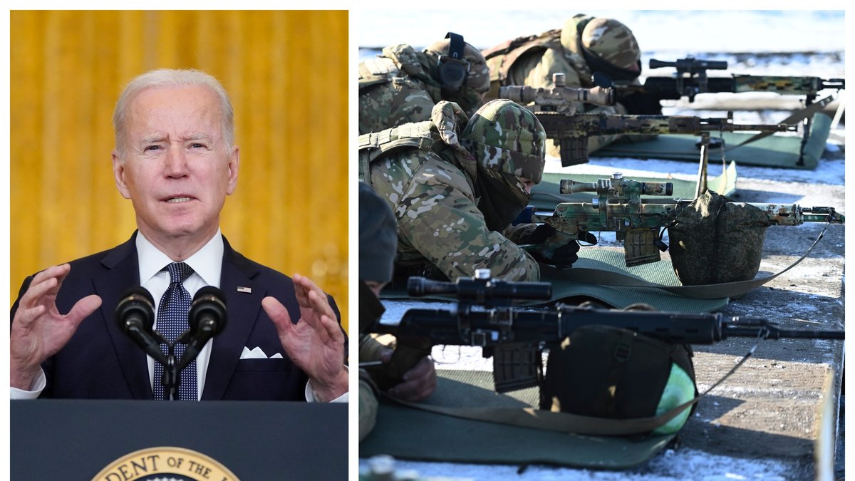 USA:s underrättelsetjänst har varnat för ett ryskt anfall mot Ukraina i dag.