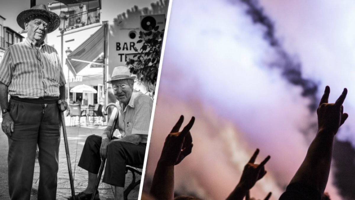 Två pensionärer rymde från sitt äldreboende för att gå på hårdrocksfestival