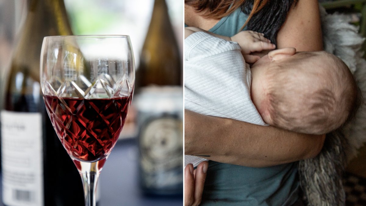 Det blir inget alkoholråd till ammande kvinnor. 