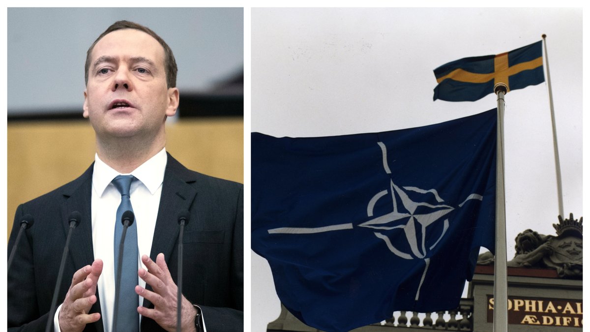 Dmitrij Medvedev säger att Ryssland kommer att vidta åtgärder.