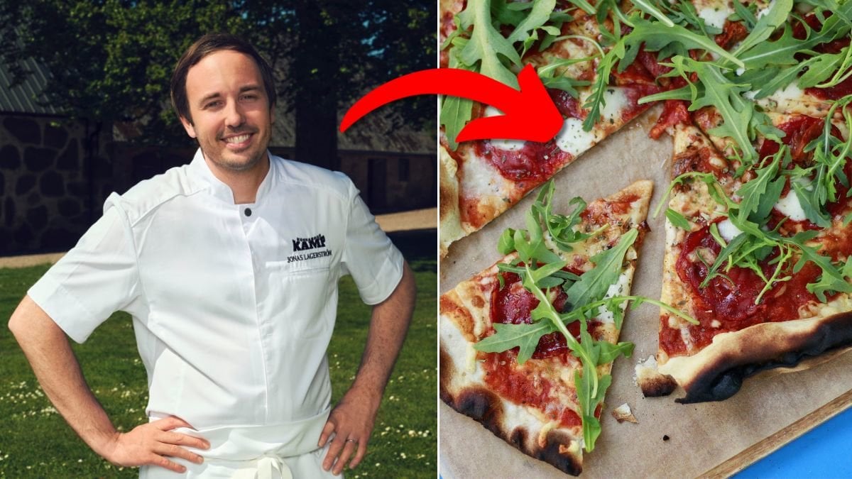 Jonas Lagerström vet hur man gör en god hemmapizza.