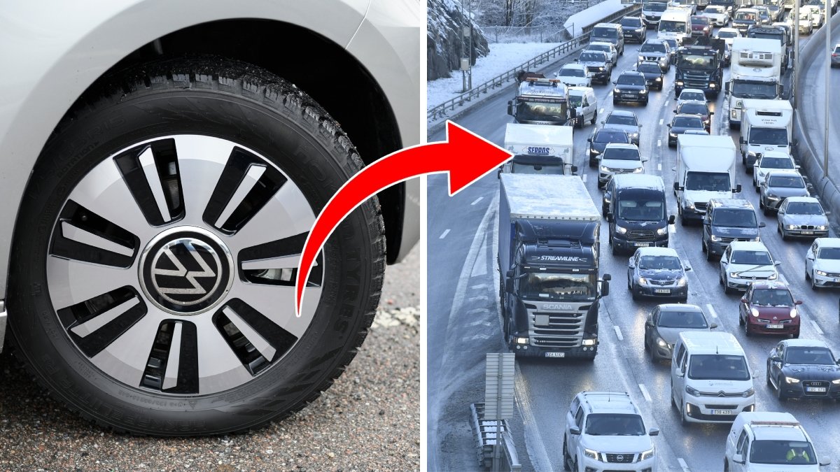 Vissa däck bör undvikas vid ishalka