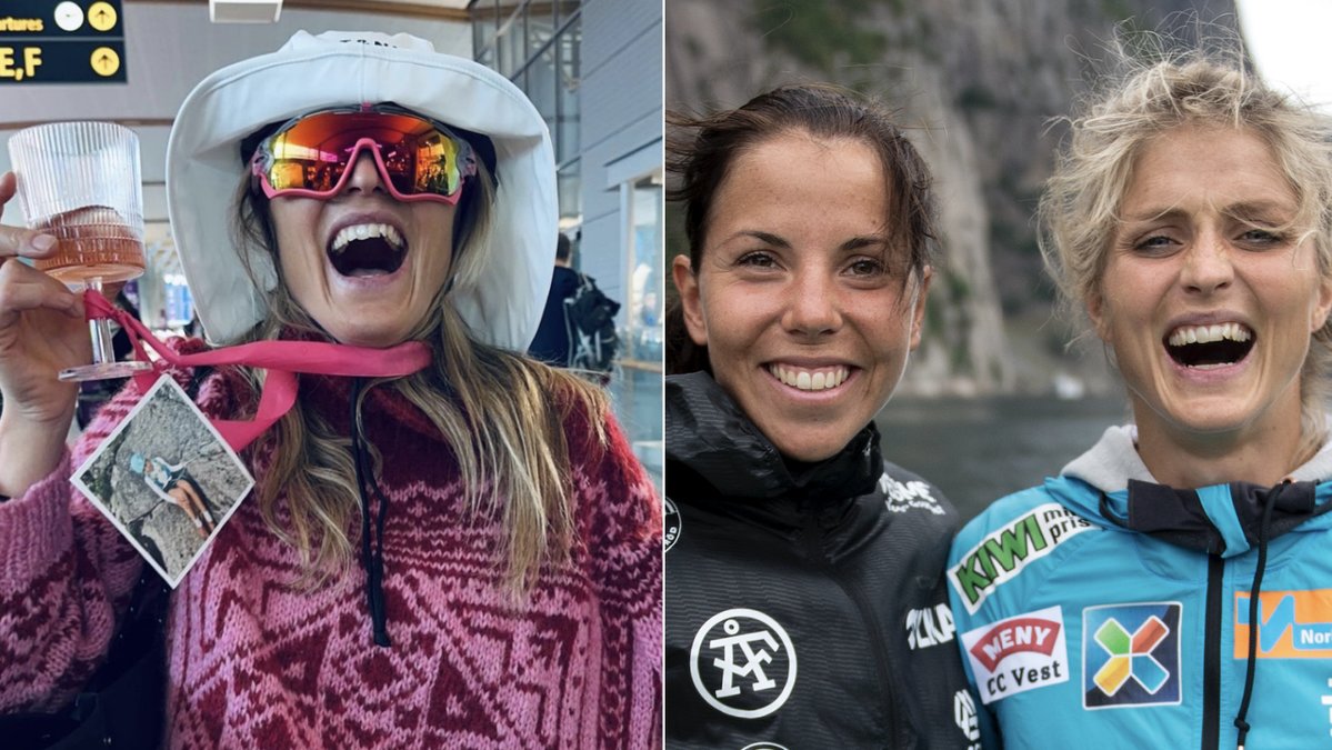 Charlotte Kalla var med på Therese Johaugs möhippa. 