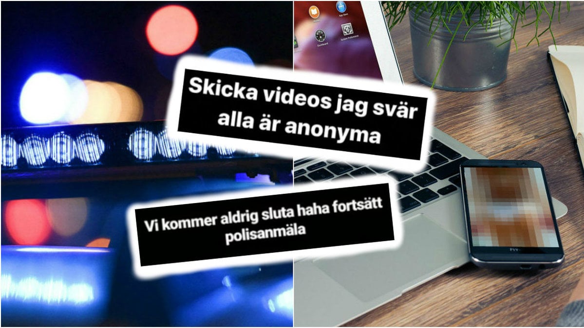 Nakenbilder på unga tjejer sprids på nätet