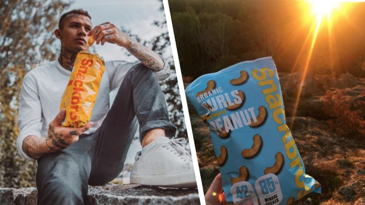 Snackbros lanserar nyttiga ostbågar och jordnötsbågar