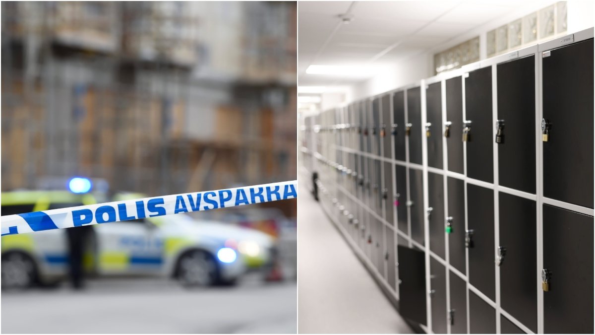 Polis ryckte ut till en skola i Alvesta efter uppgifter om ett bråk där det förekom en kniv.