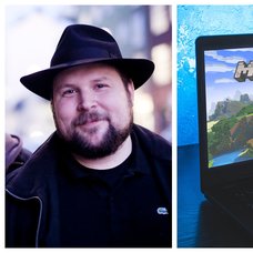 Markus Persson, 43, skapade det omåttligt populära spelet Minecraft.