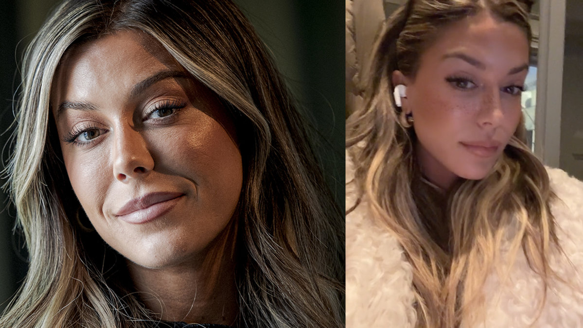 Bianca Ingrosso i en lammpäls från Jacquemus