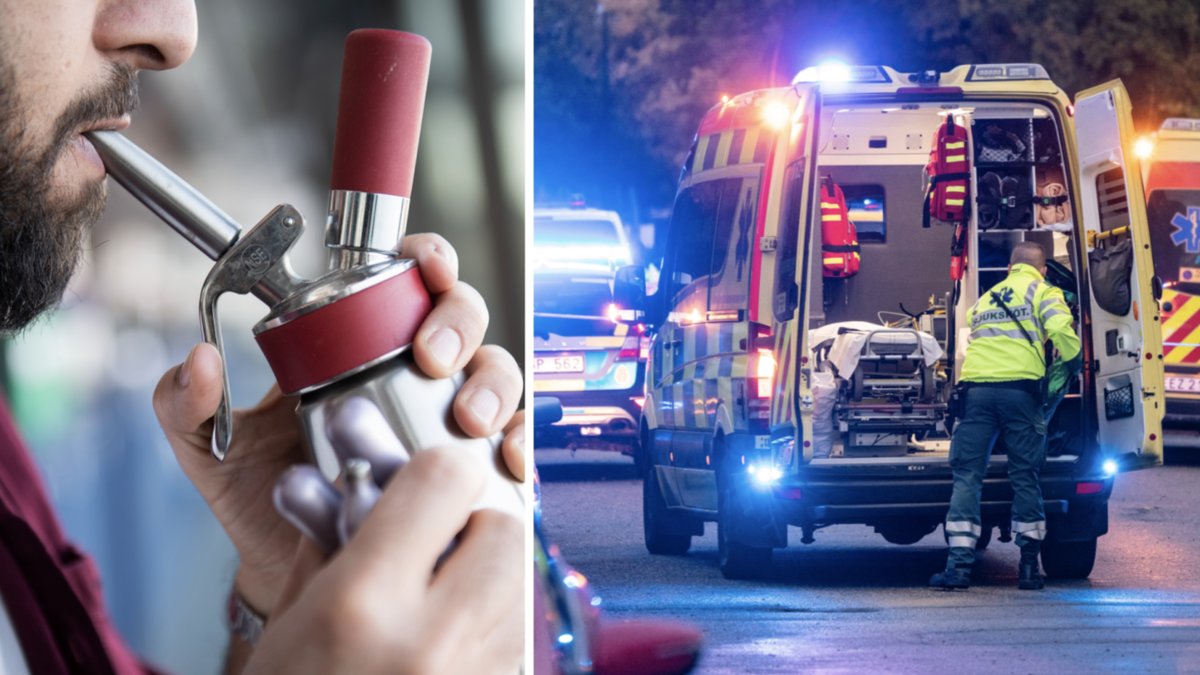 Festandet på lustgas ökar.