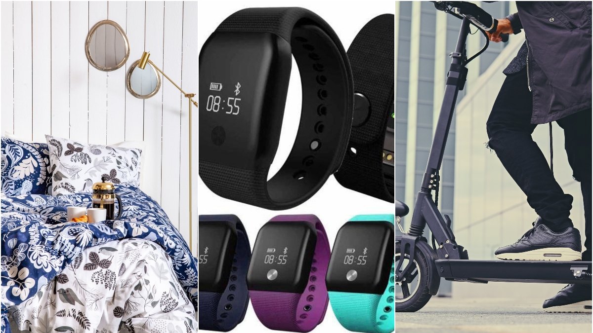 Fina lakan, aktivitetsarmband, elektrisk sparkcykel