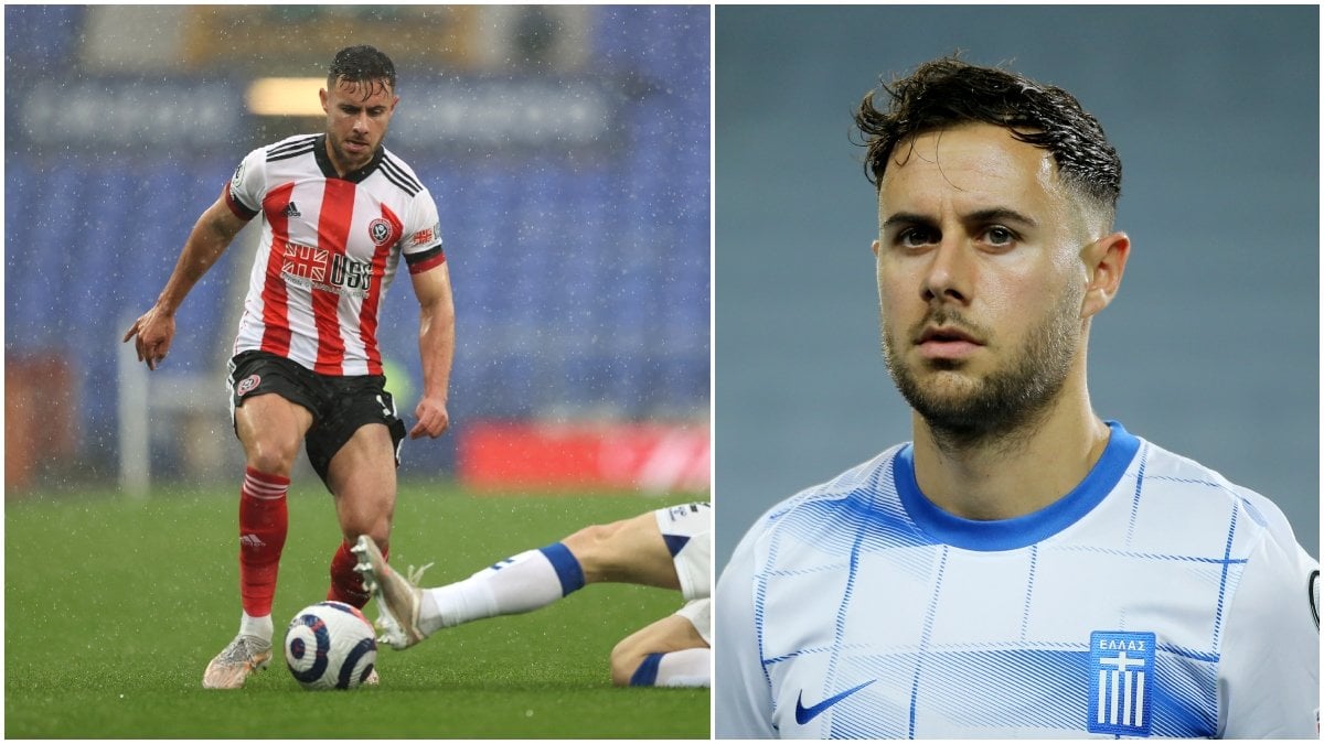 George Baldock spelade i Sheffield United i engelska Premier League.