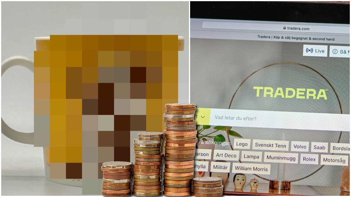 2022 såldes en väldigt unik mugg på Tradera för 167 000 kronor.