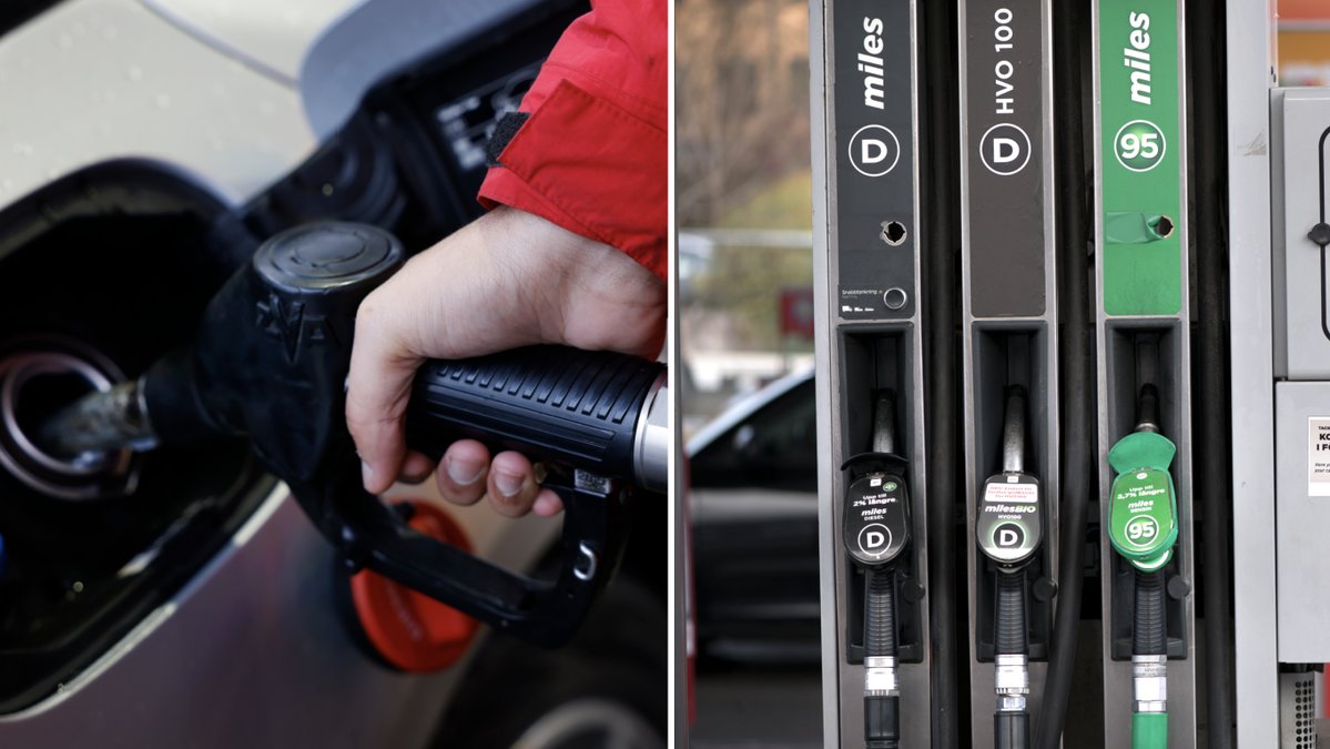 Nu blir bensinen billigare.