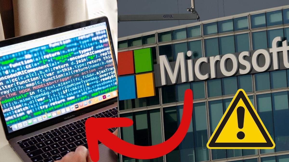 Hacker och Microsoft logga