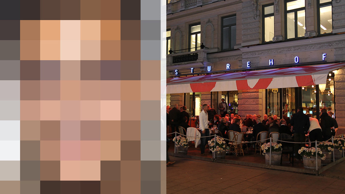 TV-stjärna greps på Sturehof