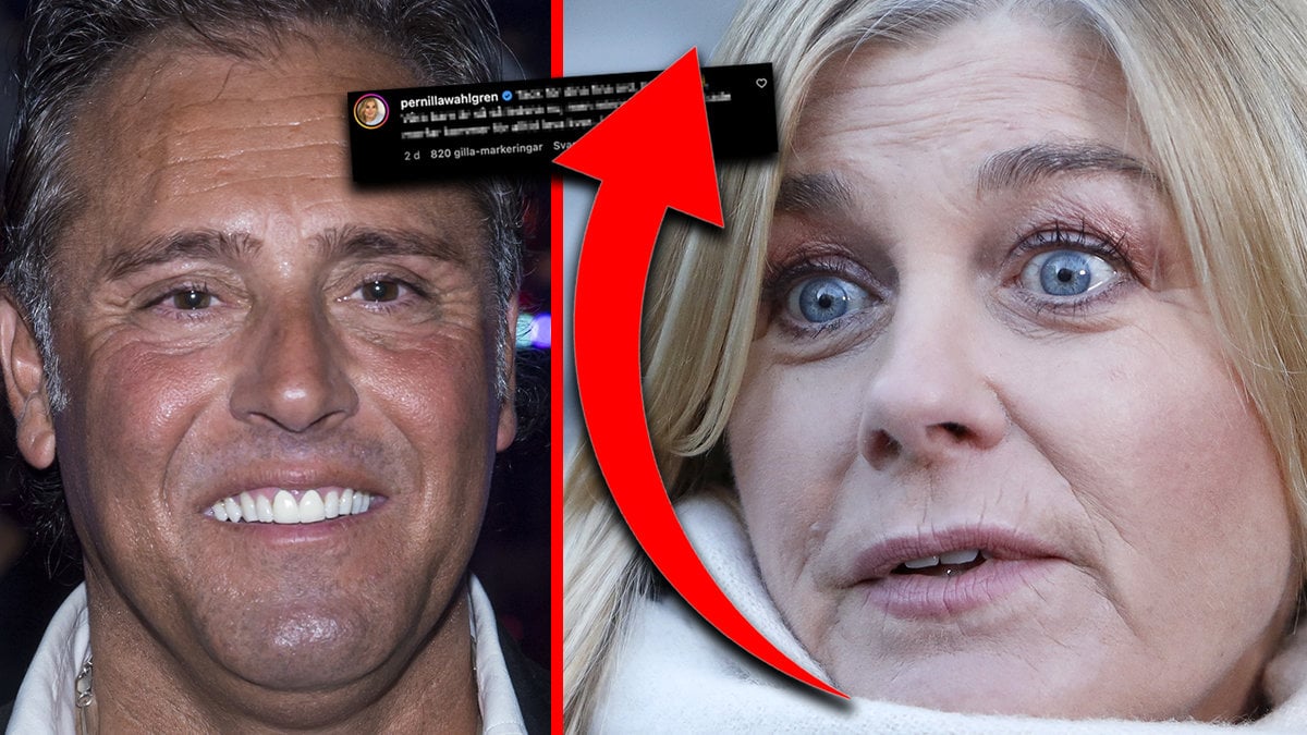 Pernilla Wahlgren och Emilio Ingrosso