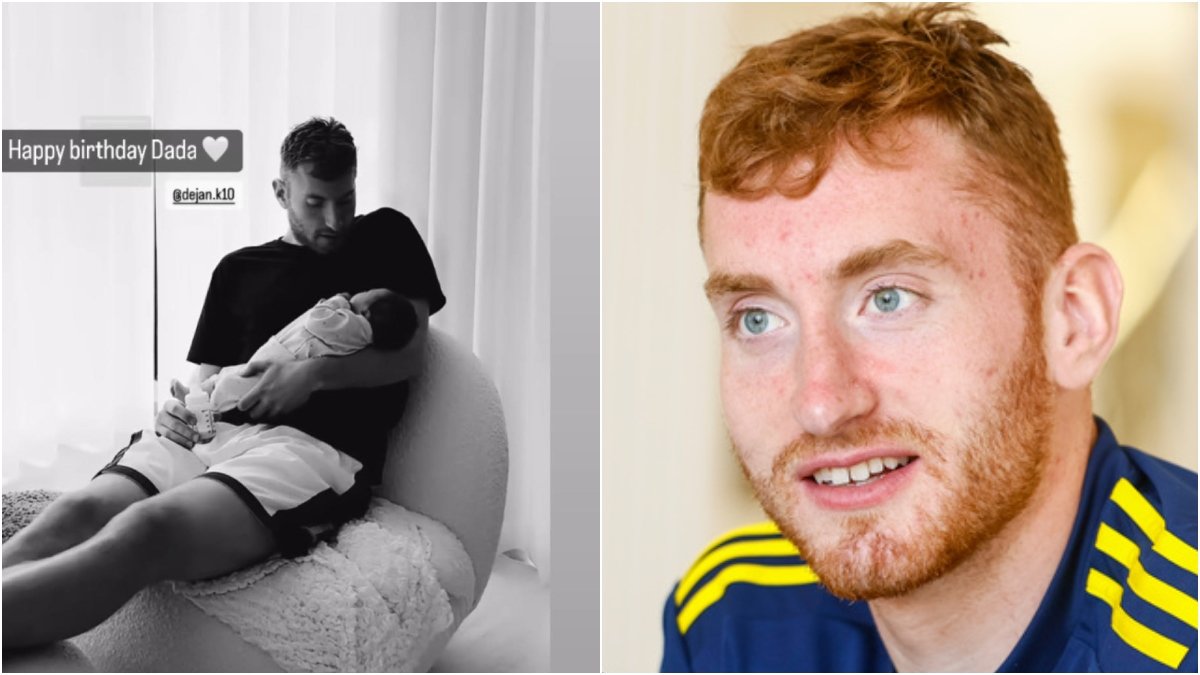 Dejan Kulusevski har blivit pappa.