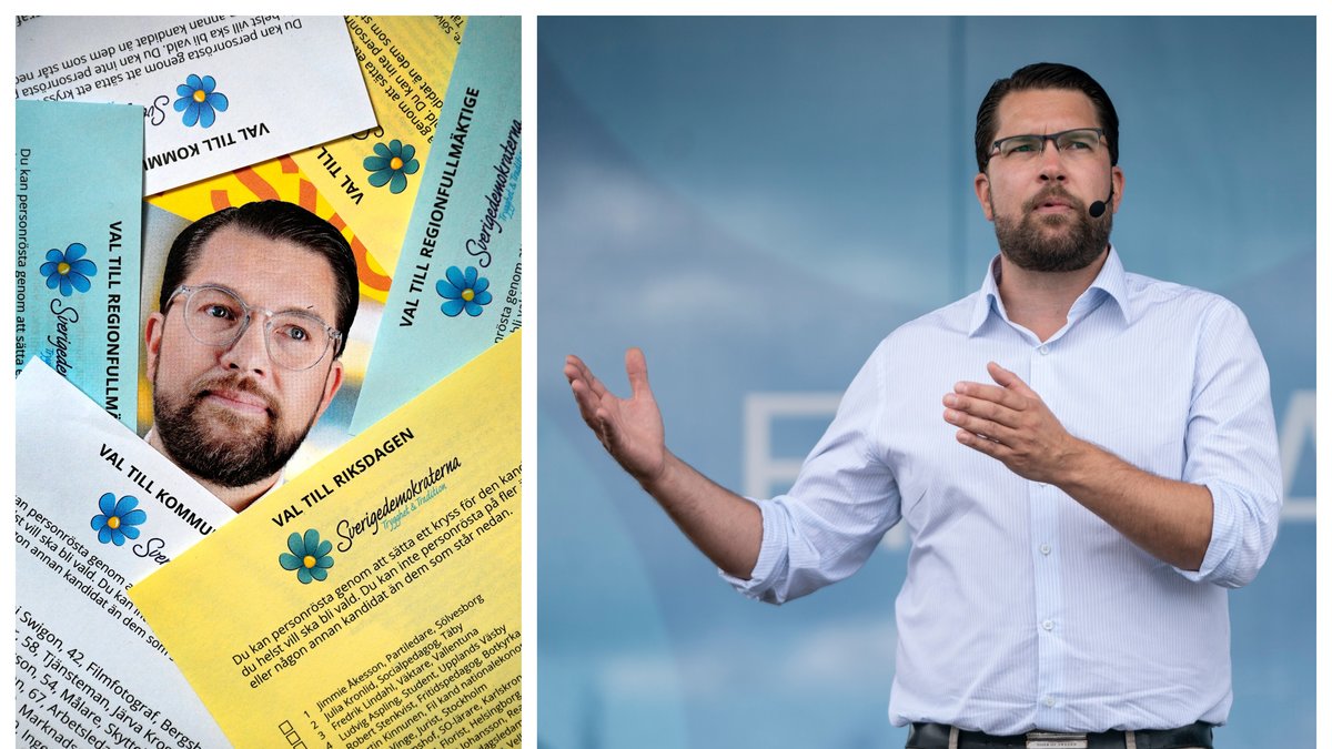 Jimmie Åkesson (SD) presenterar ett krav för att stödja en ny regering.