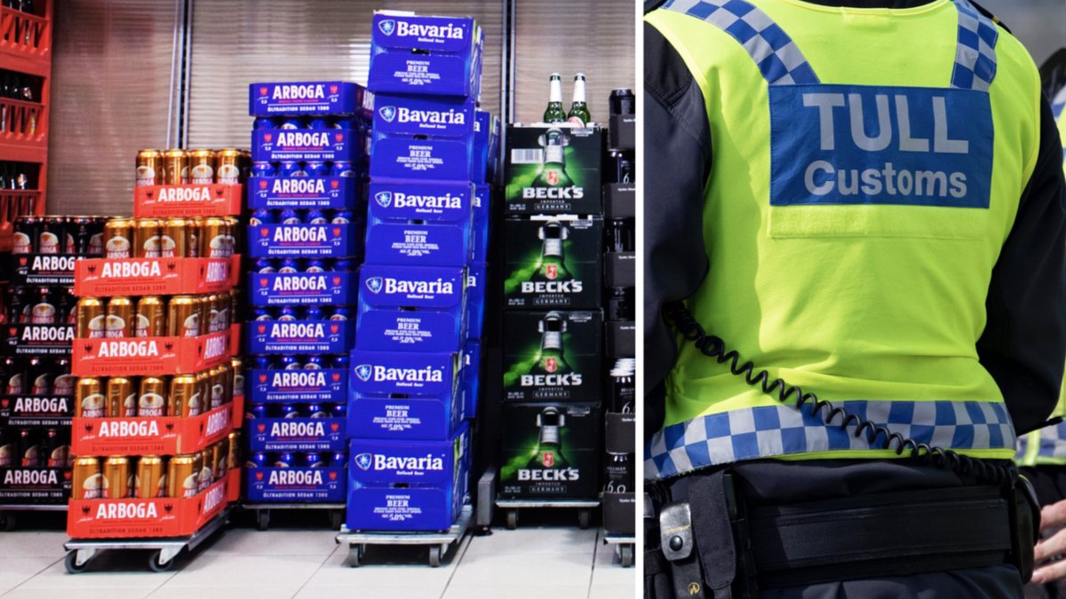 Två män stoppades i tullen