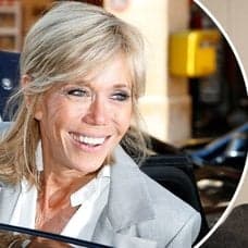 Frankrikes president Emmanuel Macron och frun Brigitte Macron.