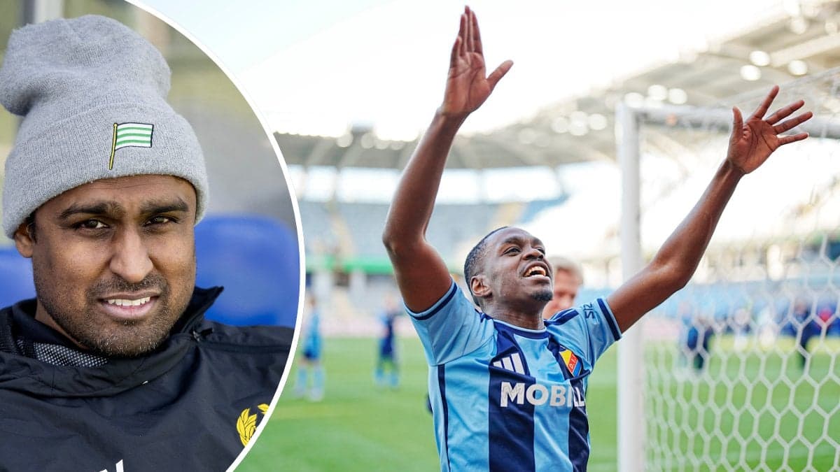 Kalle Karlsson och Joel Asoro.