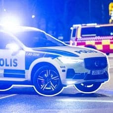 Polis och polisbil