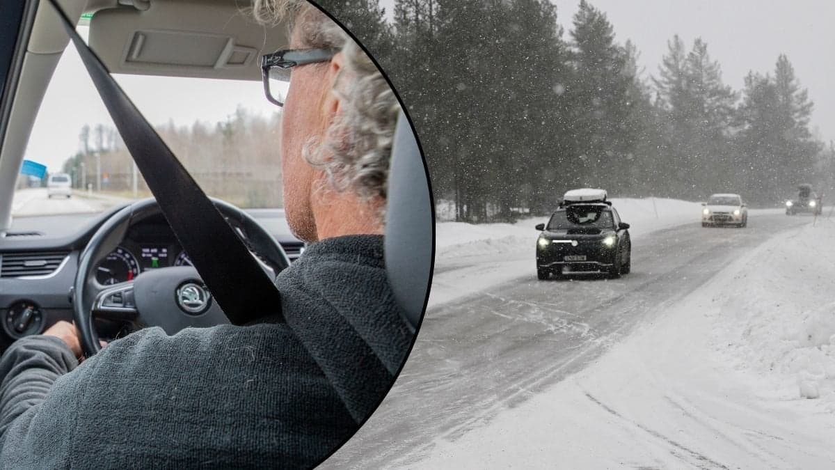 Bilder på bilar och en man som kör en bil.