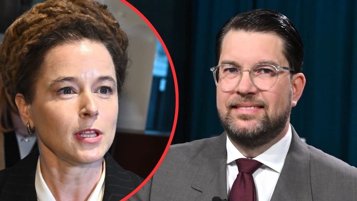 Amanda Lind och Jimmie Åkesson