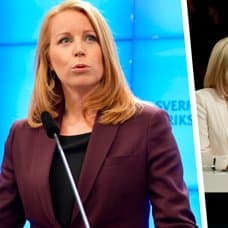 Annie Lööf, Ebba Busch Thor och Ulf Kristersson. Kollage. 