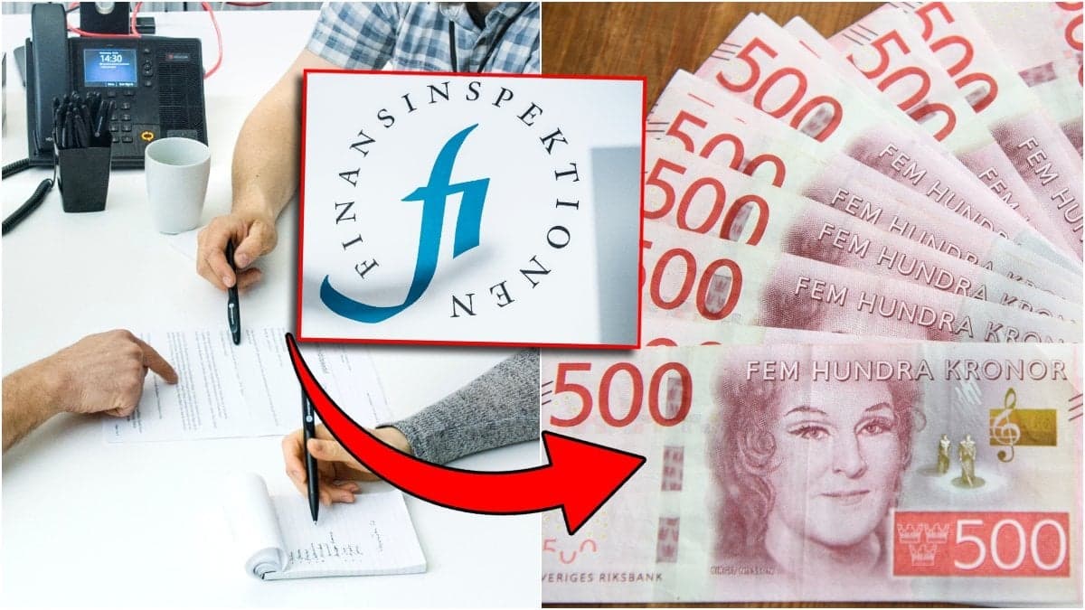 Möte, pengar och Finansinspektionen.