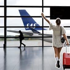 Flaga, flygplan, flygplats