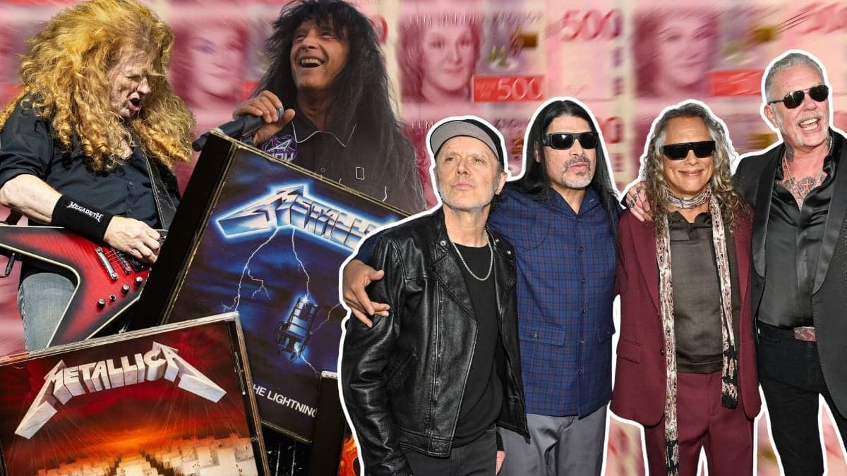 Pengar, skivor av Metallica och Metallica som band.