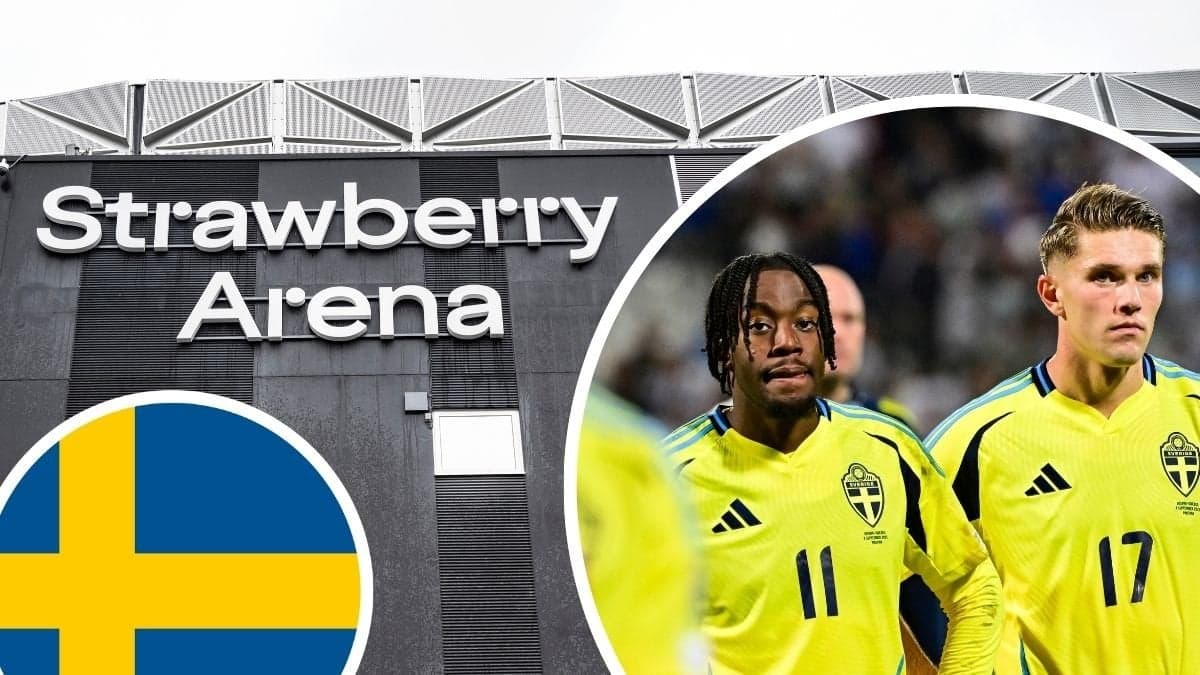 Strawberry Arena och Anthony Elanga och Viktor Gyökeres