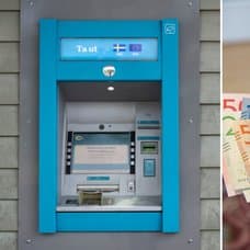 Bankomat, pengar