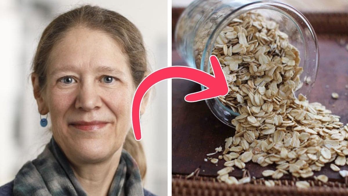 Anna-Karin Lindroos och havregryn