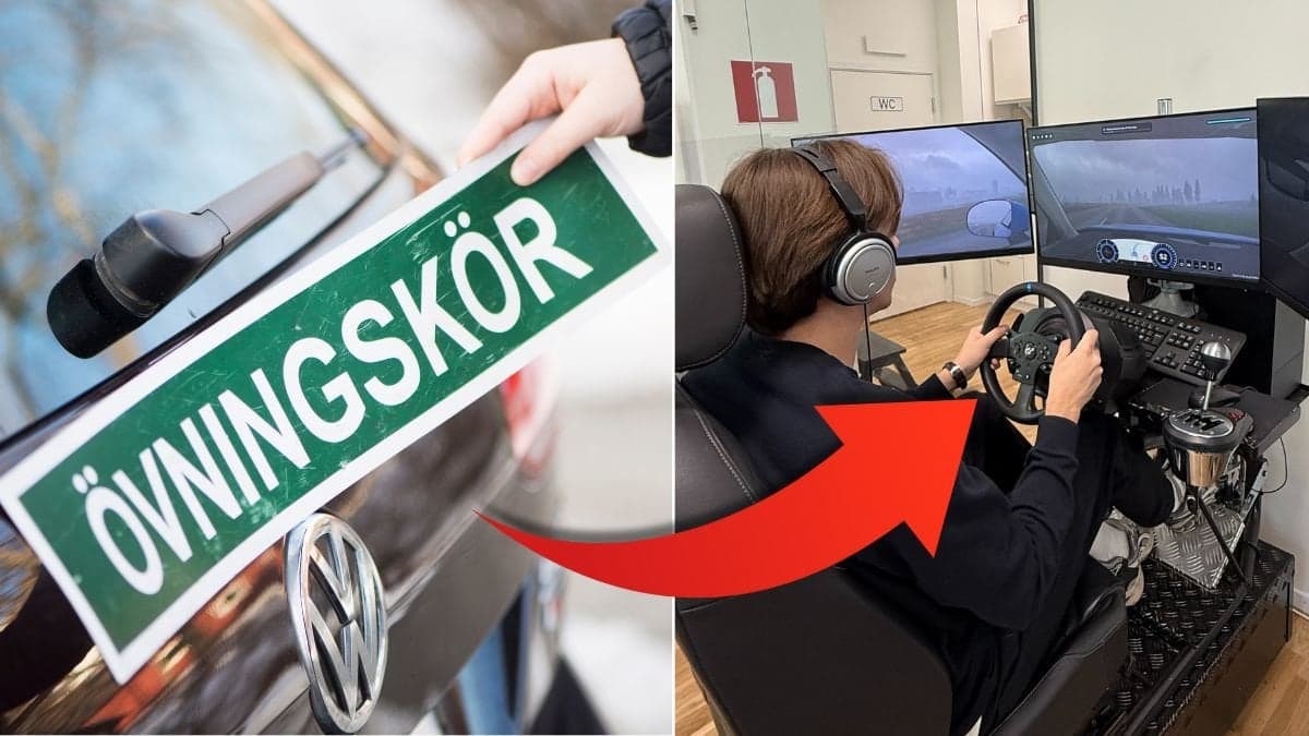Går det att ta körkort – enbart genom att öva i en körsimulator? Det ska Nyheter24:s Frank Regen ta reda på.