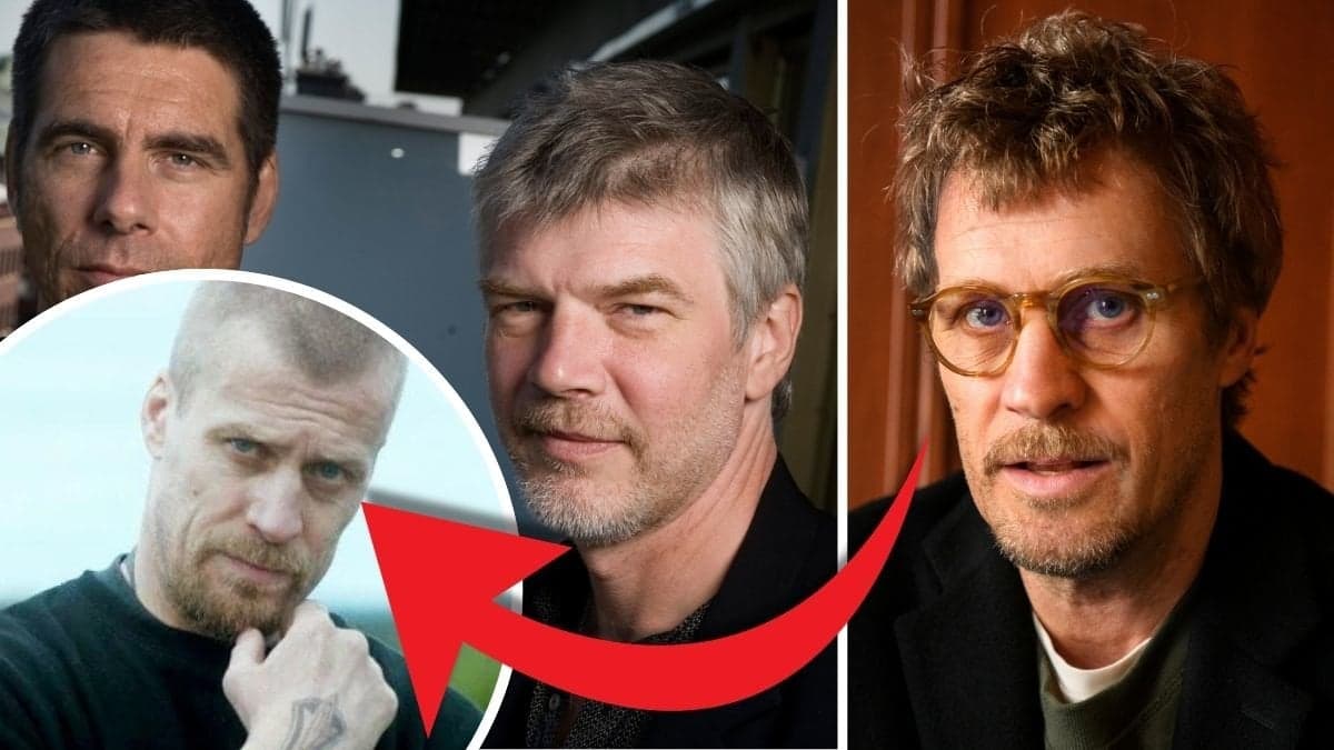 Mikael Tornving, Jakob Eklund och Jens Hultén. Bild på karaktären Seth Rydell från Johan Falk