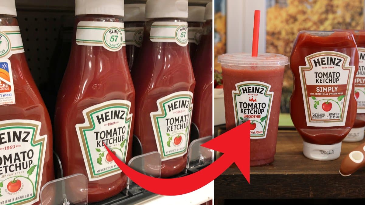 Ketchupflaskor.