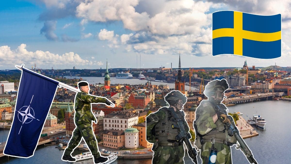 Sverige, flaga, nato, soldater