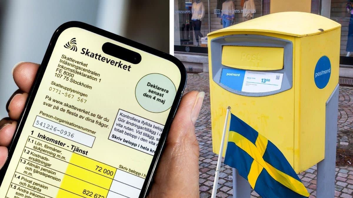 Skatteverket och postlåda.