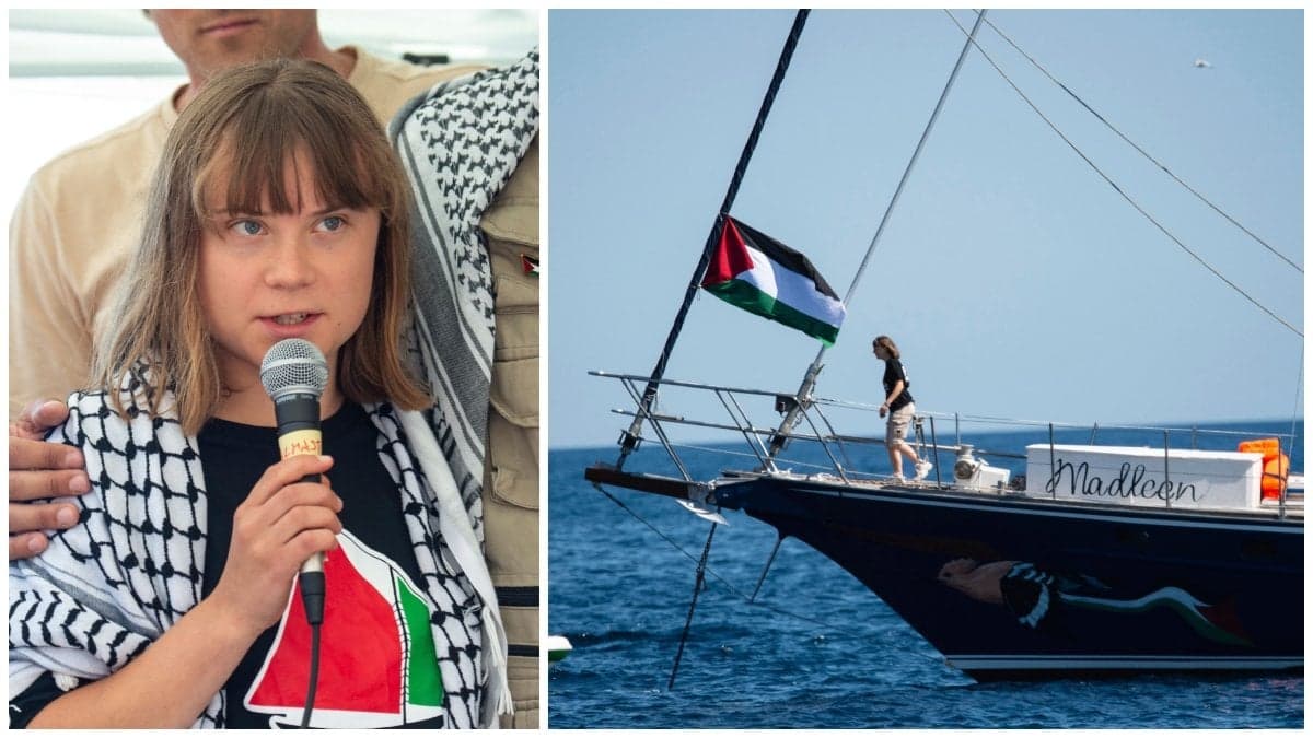 Greta Thunberg och skeppet Madleen