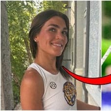 Johanna Duplantis i samband med collegetävlingar