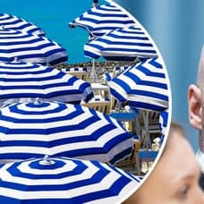 Breivik och parasoller.