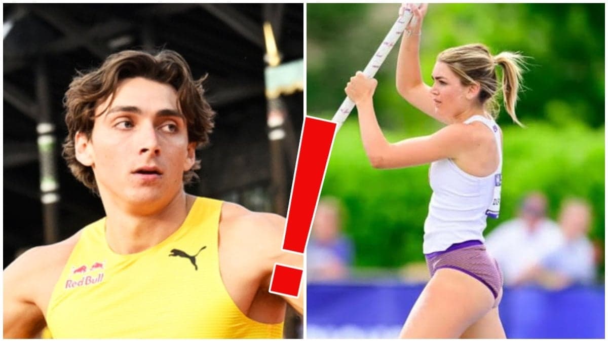 Amrand Duplantis och Johanna Duplantis.