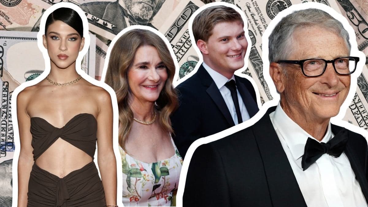 Phoebe Gates, Melinda French Gates och Rory Gates samt Bill Gates