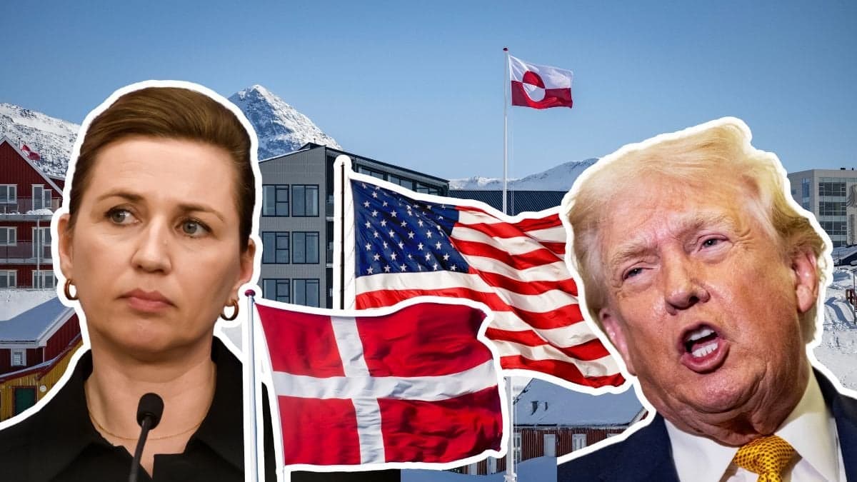 Mette Fredriksen och Donald Trump