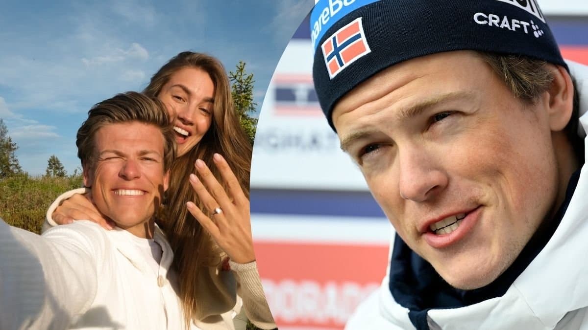 Johannes Kläbo och flickvännen Pernilla Dösvik.
