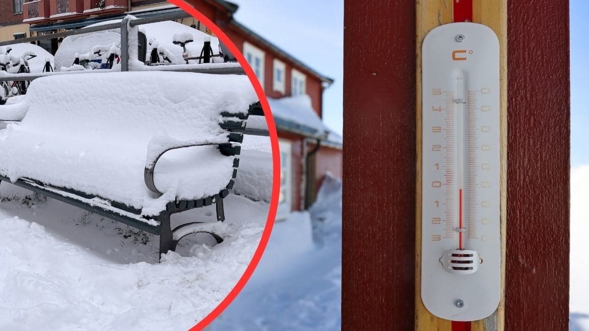 snö och termometer