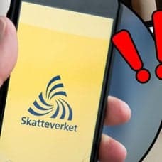 Skatteverkets app, hacker vid en dator.
