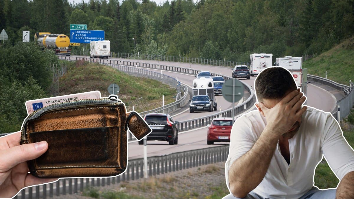 Körkort, bilar, man
